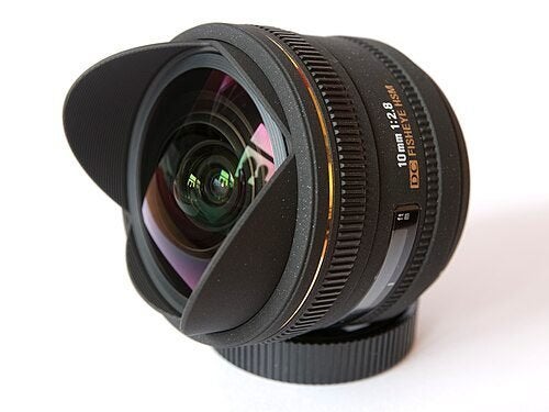Sigma 10mm f/2.8 EX DC Fisheye HSM lens Nikon, Audio, Tv en Foto, Fotografie | Lenzen en Objectieven, Sigma, Fisheye-lens, Ophalen of Verzenden