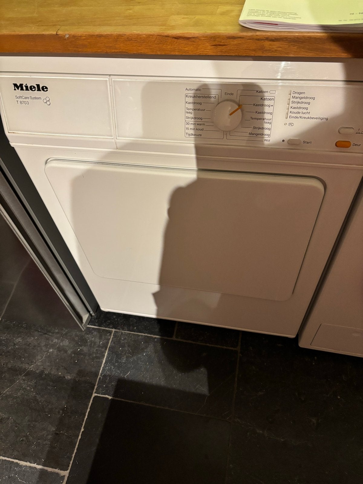 Miele T 8703 Droogautomaat - Alleen ophalen, Witgoed en Apparatuur, Ophalen, 6 tot 8 kg, Gebruikt, Overige typen