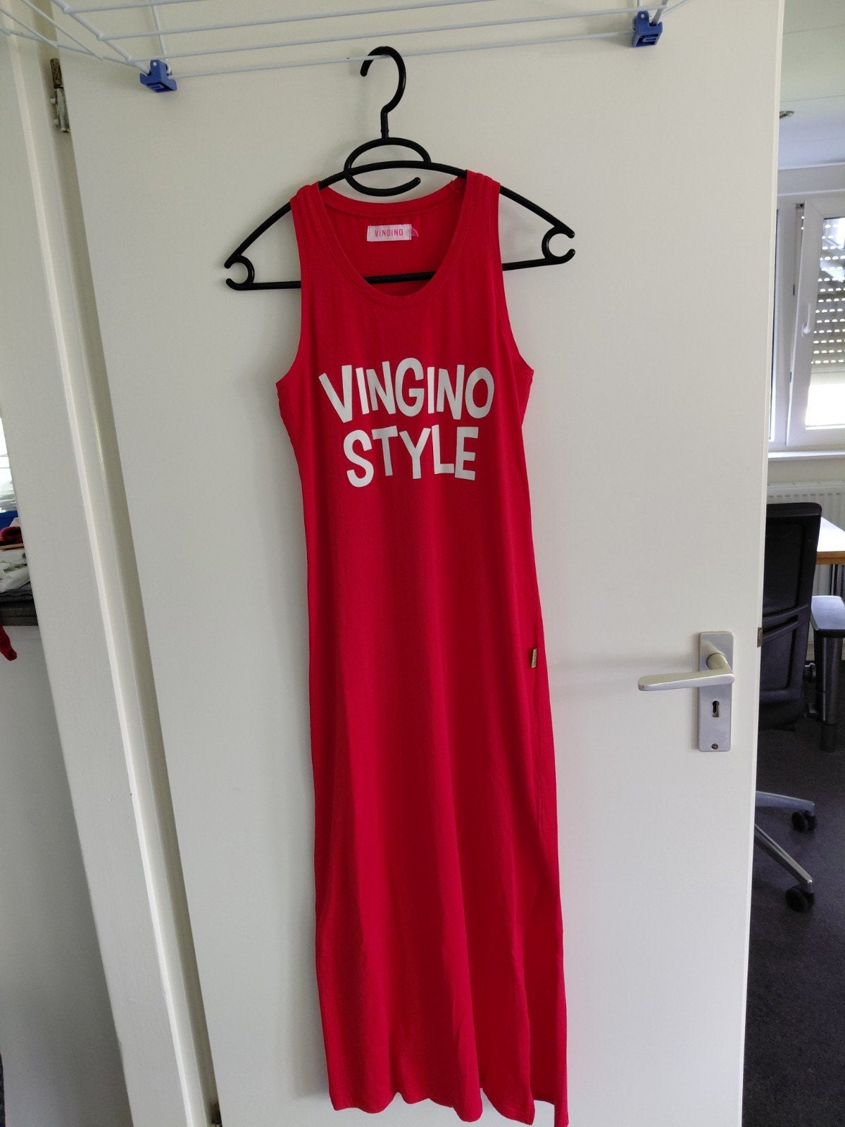 als nieuw maxi dress jurk Vingino rood 152/158 3 euro, Meisje, Ophalen of Verzenden, Zo goed als nieuw, Vingino