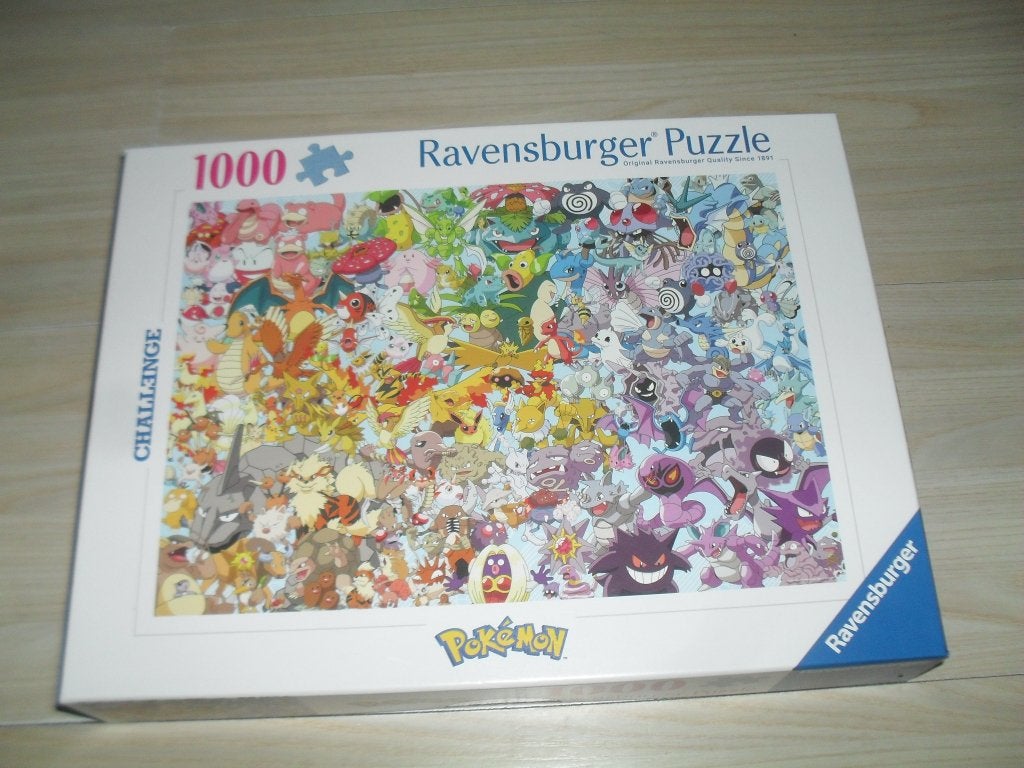Challenge Pokemon puzzle 1000 stukjes nieuw, Ophalen, 500 t/m 1500 stukjes, Nieuw, Legpuzzel