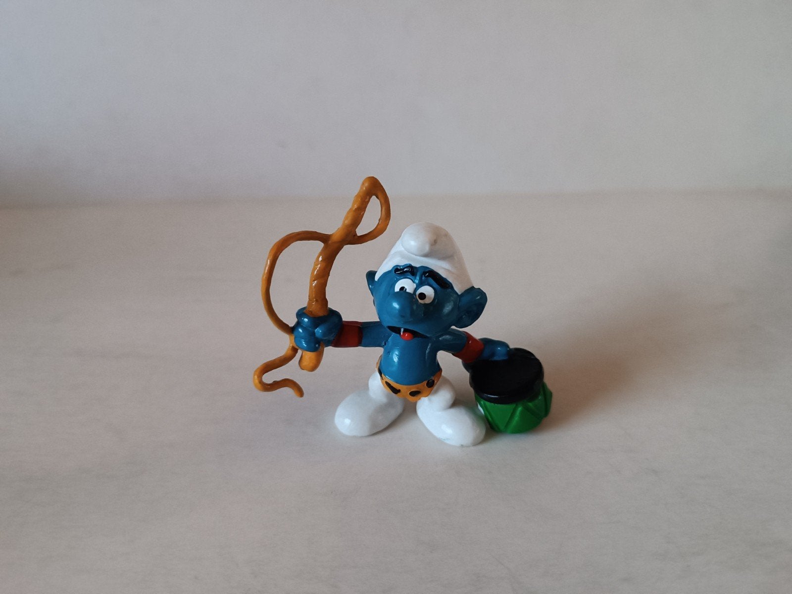 Schleich Smurfen Collectie: Leeuwentemmer Smurf, Ophalen of Verzenden, Gebruikt, Overige Smurfen, Poppetje, Figuurtje of Knuffel