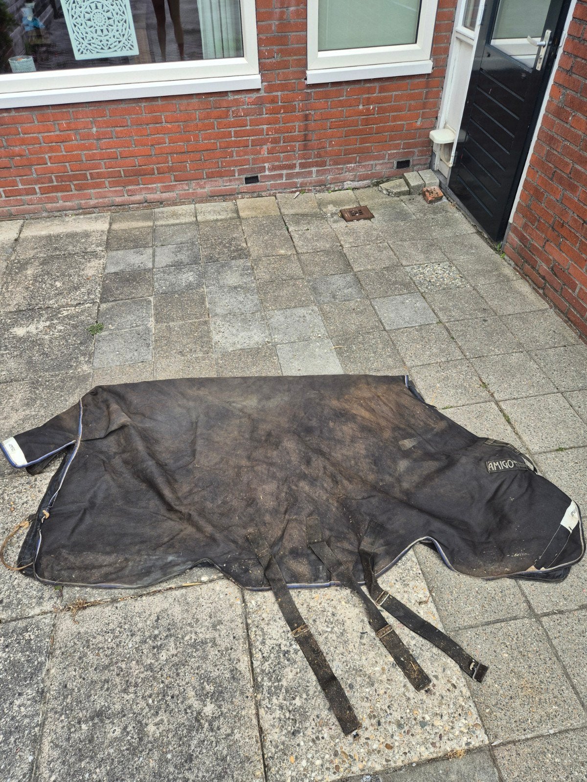 amigo winterdeken inclusief hals, 250 gram, maat 195, Dieren en Toebehoren, Paarden en Pony's | Dekens en Dekjes, Ophalen of Verzenden