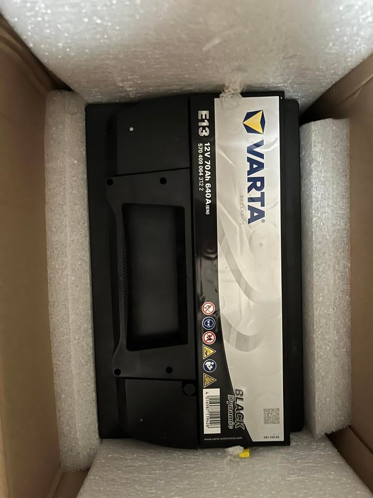 Nieuwe varta 12v accu., Ophalen of Verzenden, Zo goed als nieuw, Binnendeur, 200 tot 215 cm