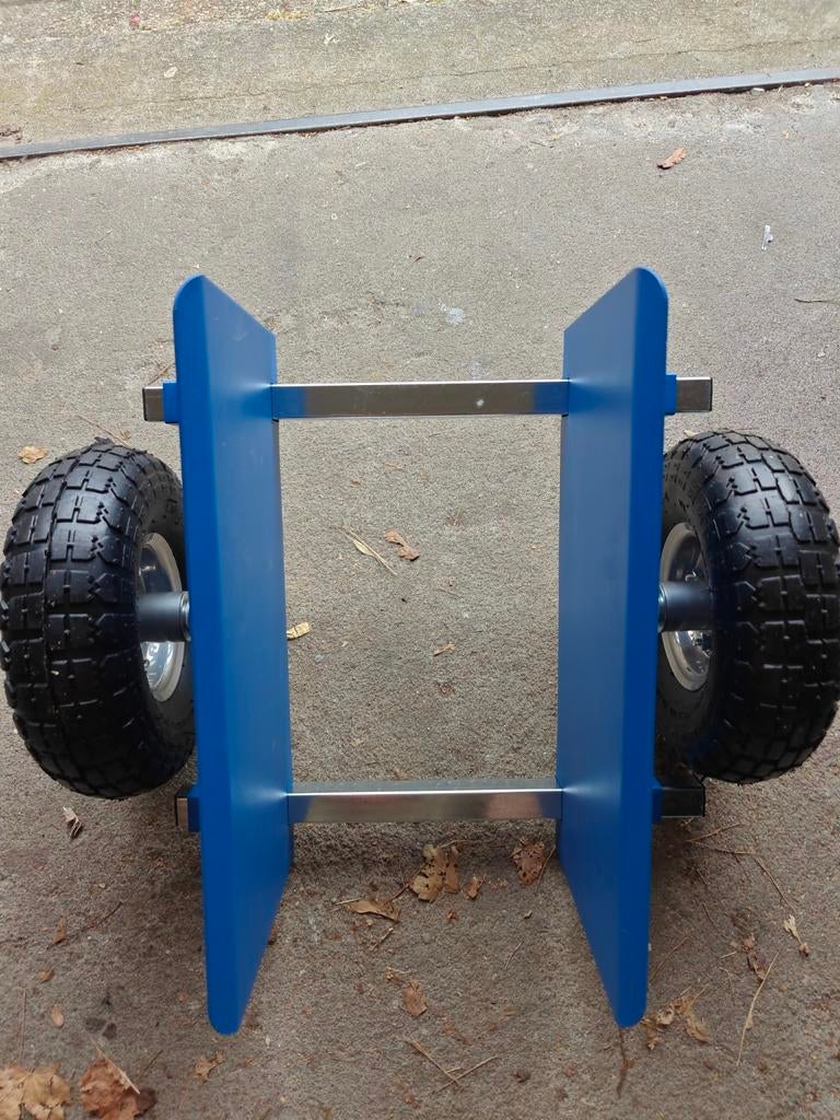 HBM 250kg Platenroller - Traploos Verstelbaar, Ophalen