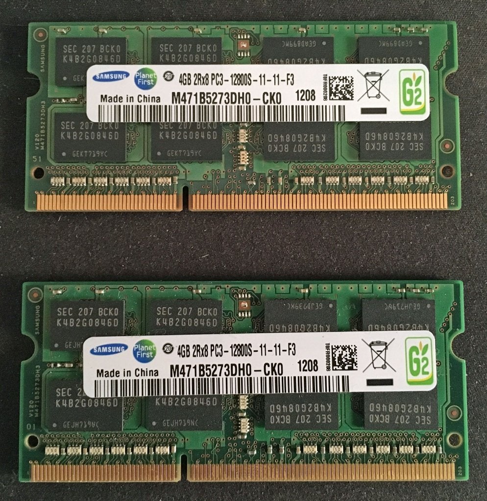 Samsung 2x 4GB Samsung Sodimm geheugen, Ophalen of Verzenden, DDR4, Laptop, 8 GB