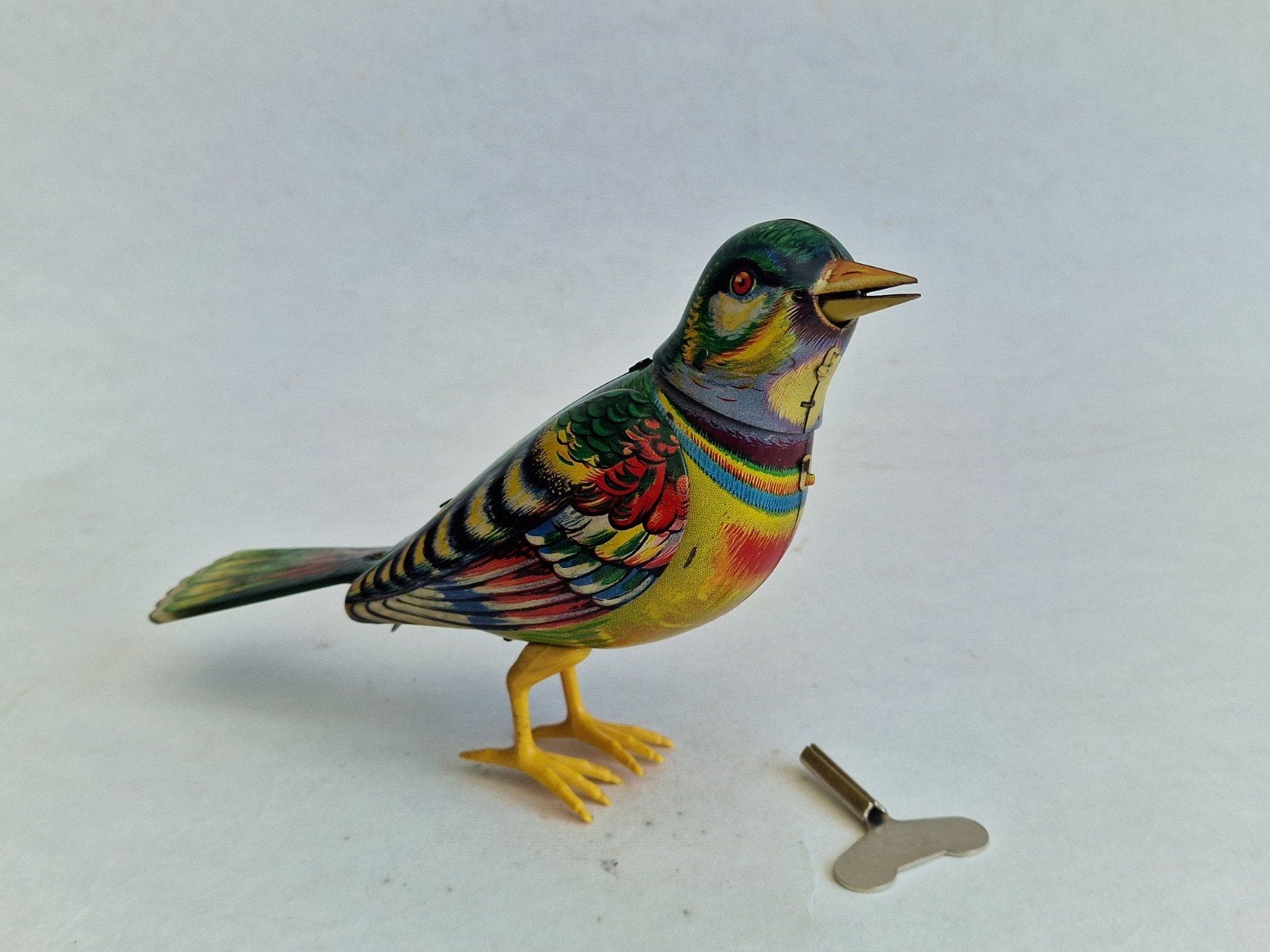 Singing bird met vleugel en staart beweging, Ophalen of Verzenden