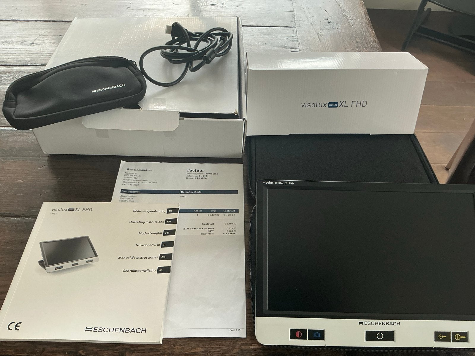 Eschenbach Visolux XL FHD Loeplamp - Zo goed als nieuw, Ophalen of Verzenden, Zo goed als nieuw, Loeplamp