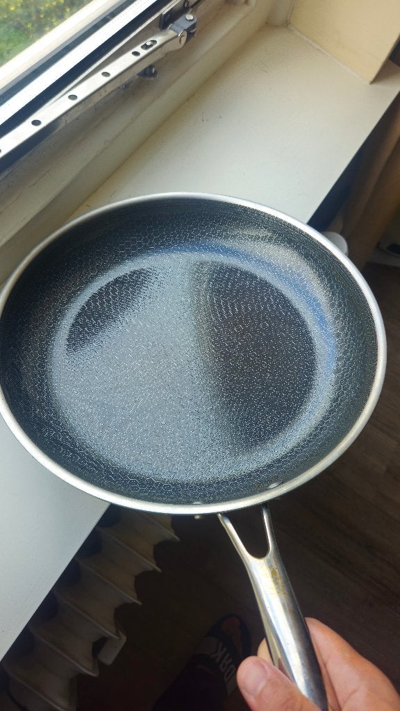 30 cm hexclad hybrid pan with lid, Ophalen, Overige materialen, Gebruikt, Kookpan