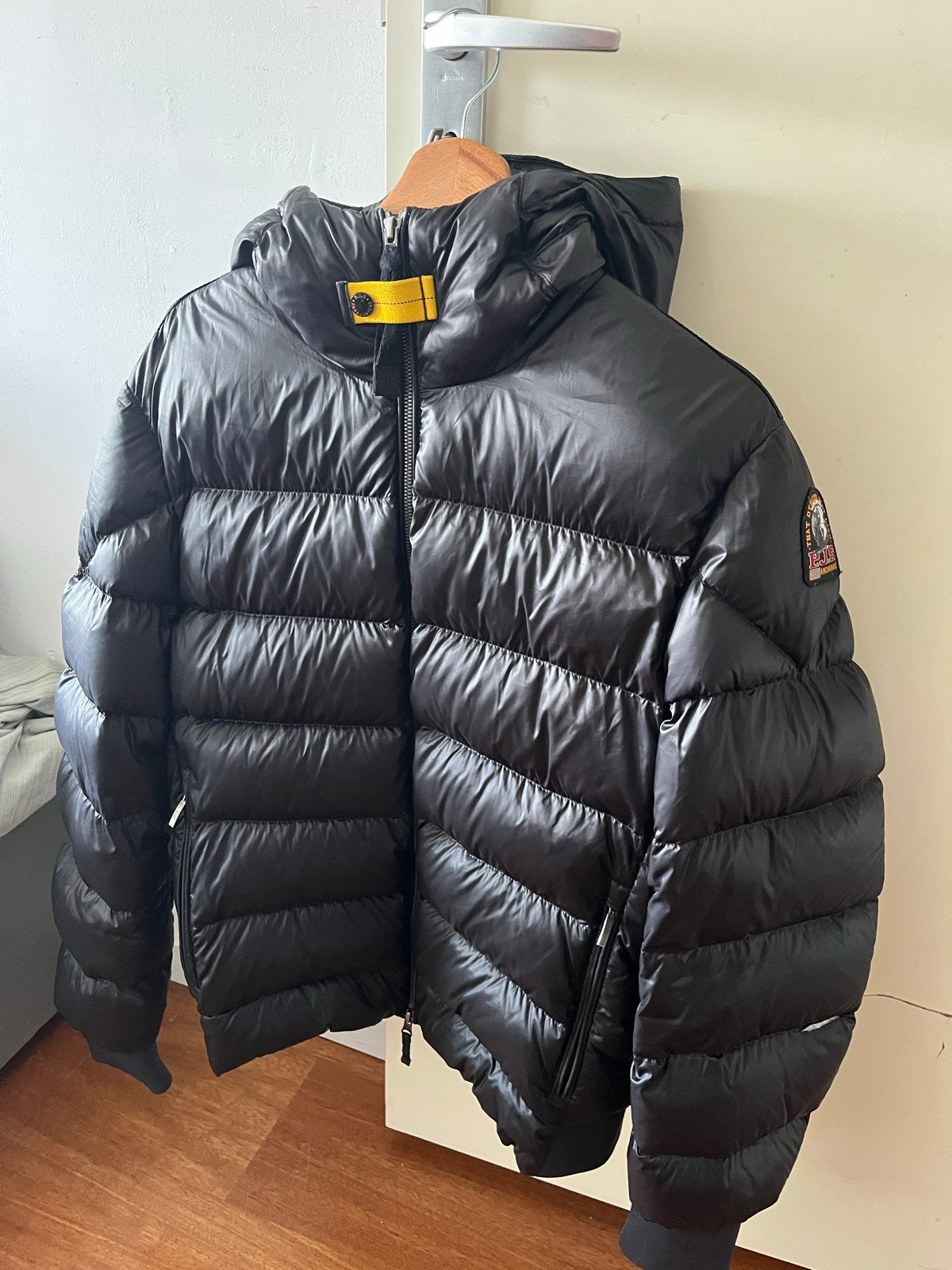 Parajumpers Sheen donsjack - Zwart - Maat L (Orgineel), Ophalen of Verzenden, Zo goed als nieuw, Maat 52/54 (L), Zwart