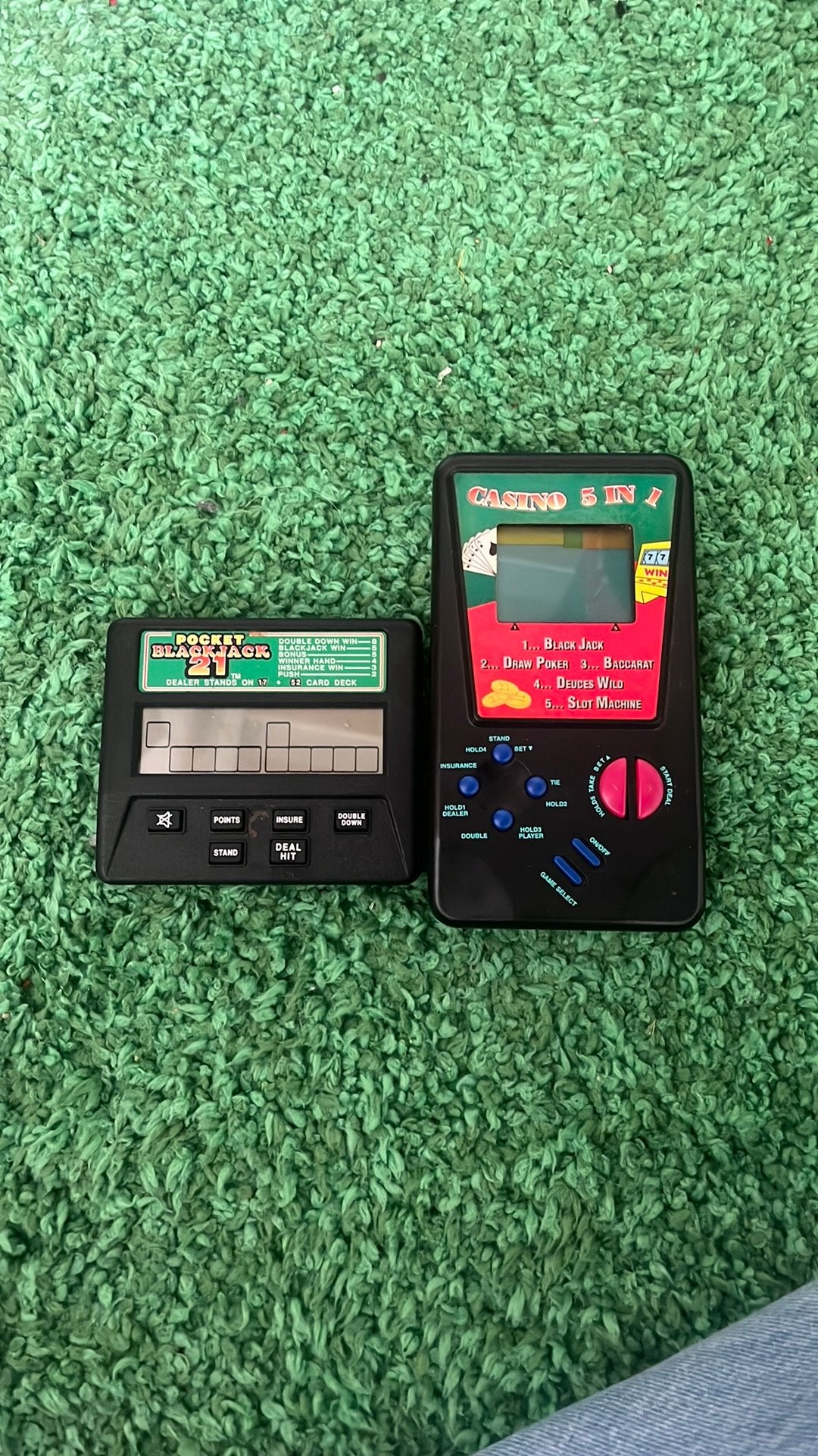 Vintage Handheld Casino Games Set, Spelcomputers en Games, Games | Overige, Zo goed als nieuw, 1 speler, Vanaf 7 jaar, Ophalen of Verzenden