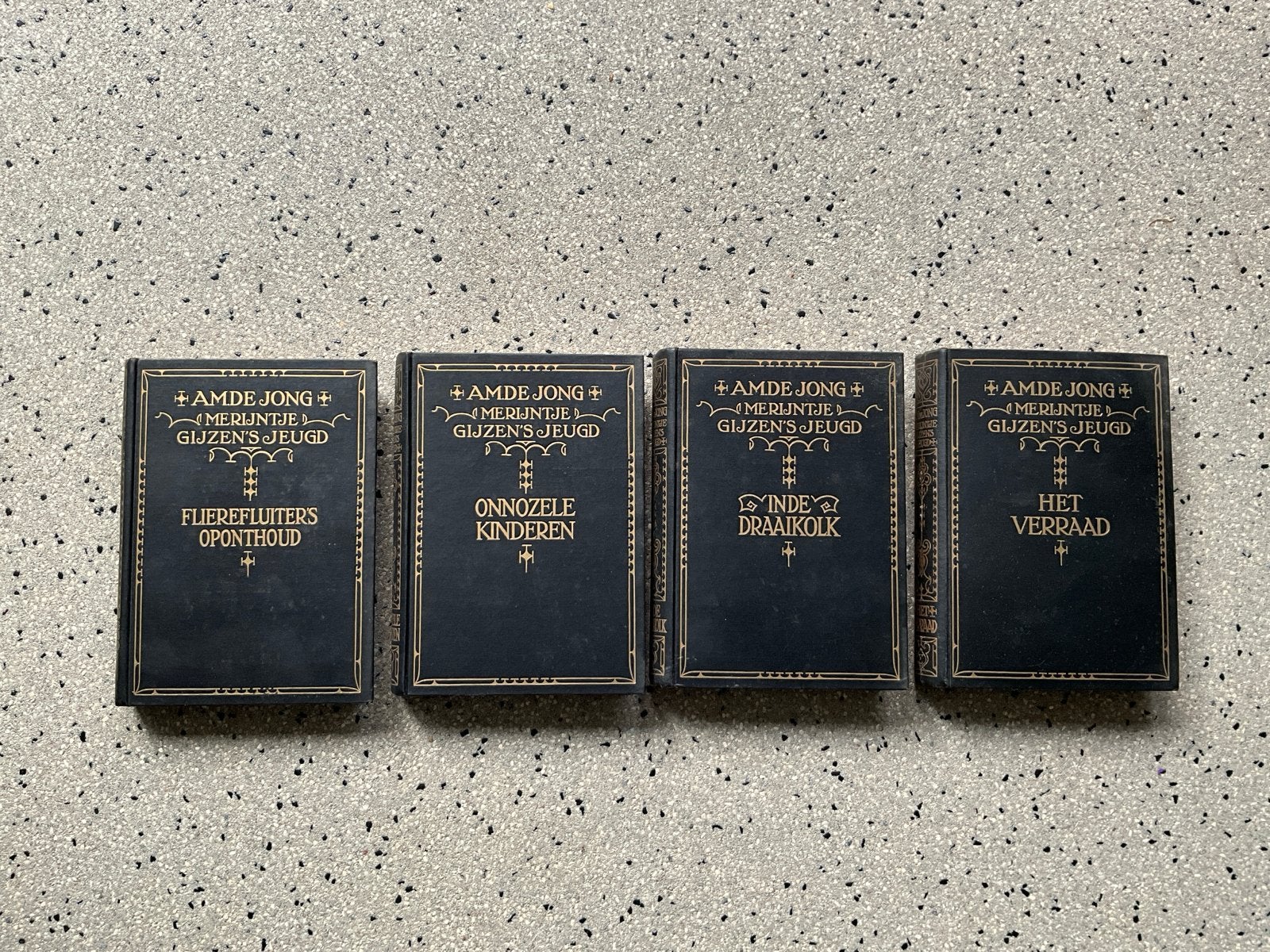 Merijntje Gijzen's Jeugd - 4 delen van A.M. de Jong 1929, Boeken, Ophalen of Verzenden, Gelezen, Fictie algemeen