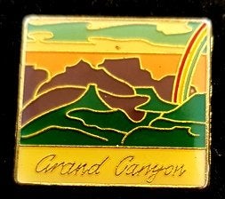 Grand Canyon- vierkant pin (2), Ophalen of Verzenden, Nieuw, Stad of Land, Speldje of Pin