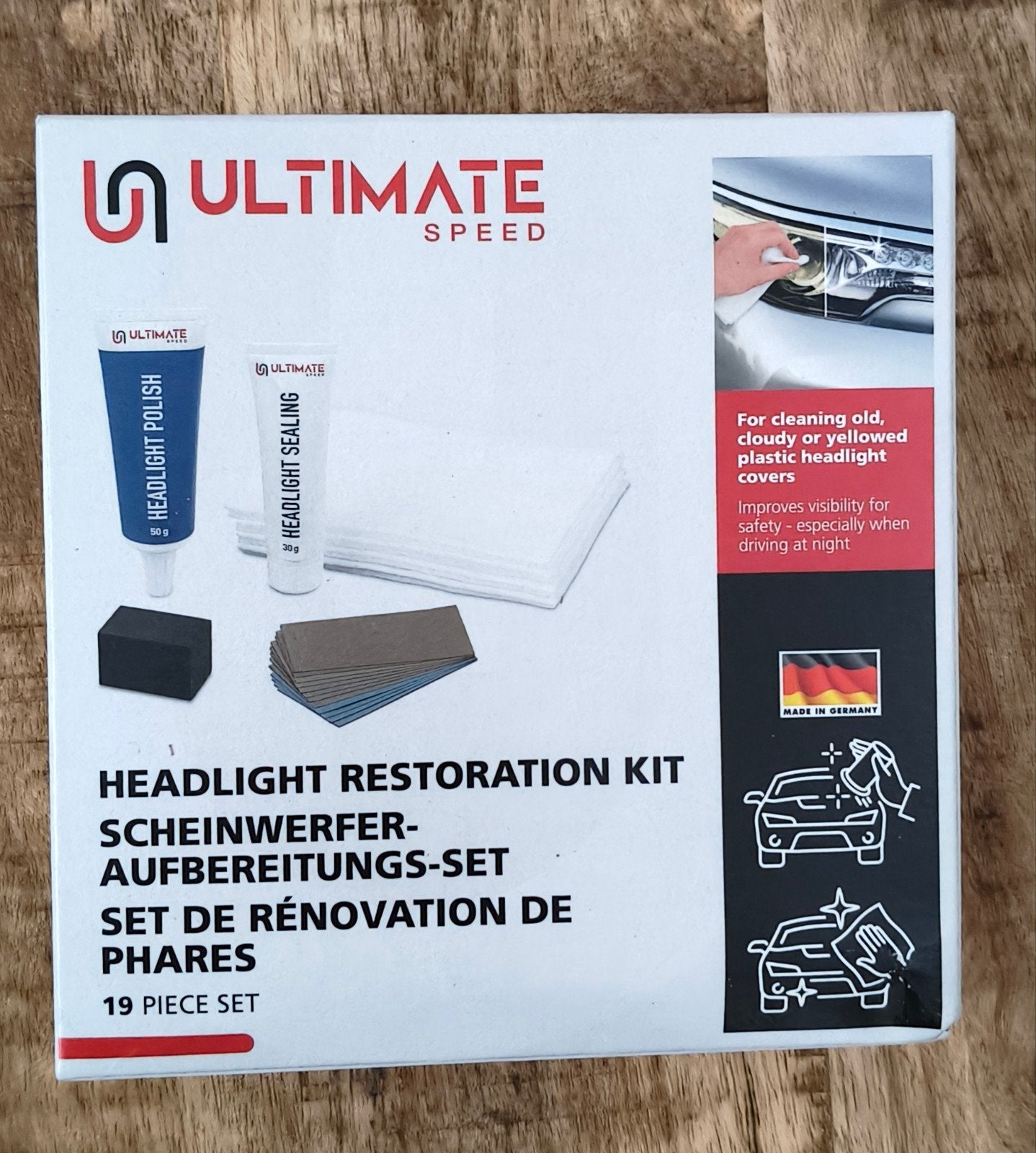 Ultimate speed headlight restoration kit, Ophalen of Verzenden, Nieuw, Universele onderdelen