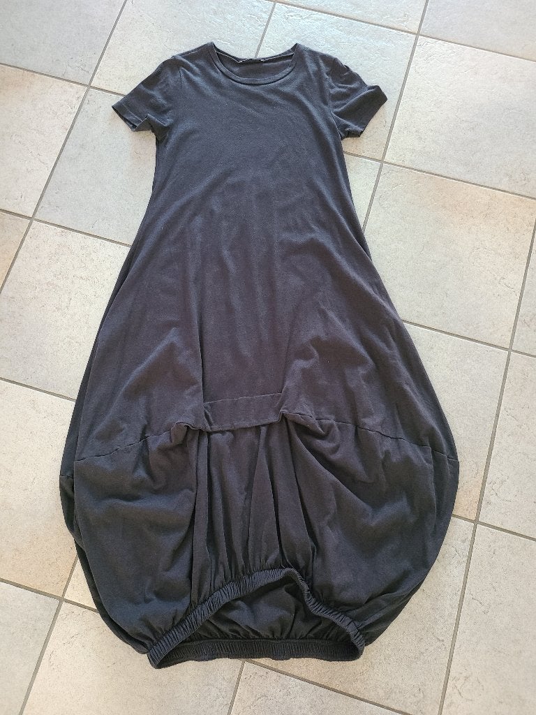 Zwarte jurk, Zara, maat S, Nieuw, Ophalen of Verzenden, Maat 36 (S), Onder de knie