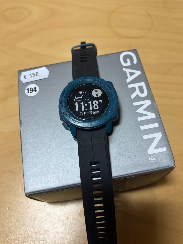 Garmin Instinct (GPSinruil-nr 194), Stappen, Info@garmin.nl, Blauw, Garmin