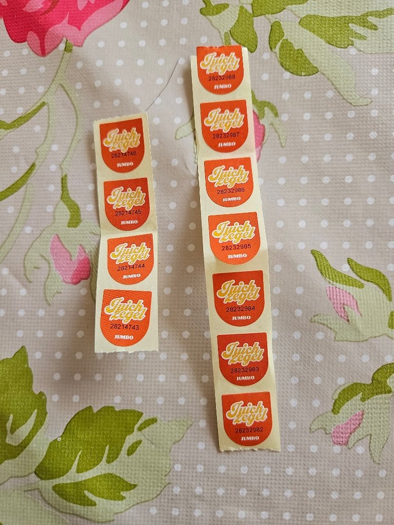 Jumbo juich zegels, Jumbo, Ophalen of Verzenden