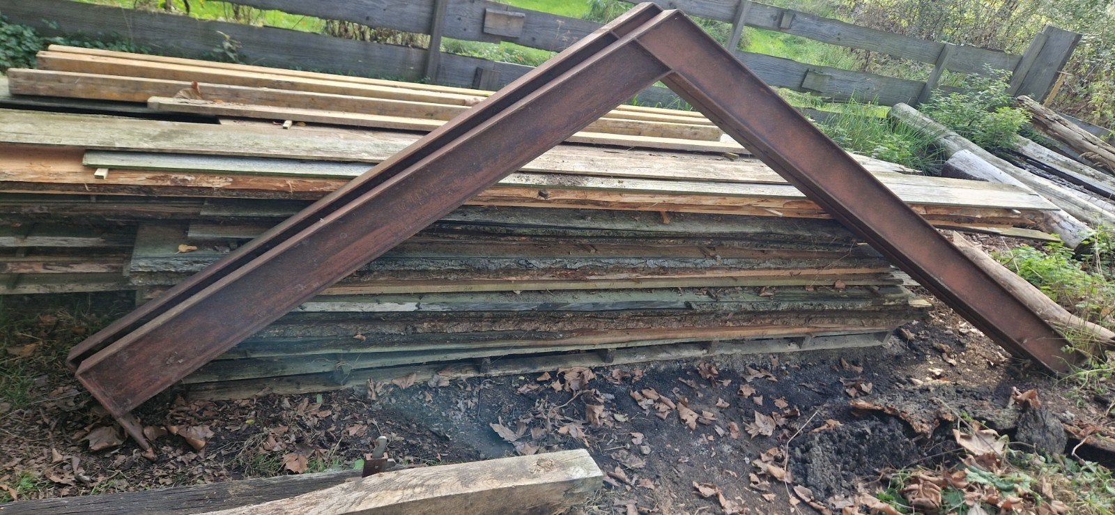 Nieuw Stalen Spant 200x288cm met Balk 80x160mm, Ophalen, Nieuw, IJzer