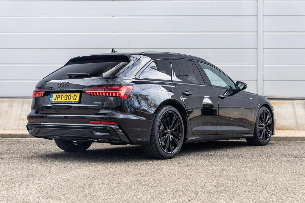 Audi A6 Avant 55 TFSIe 367pk PHEV Quattro Competition | SoH, Automaat, Gebruikt, 4 cilinders, Zwart