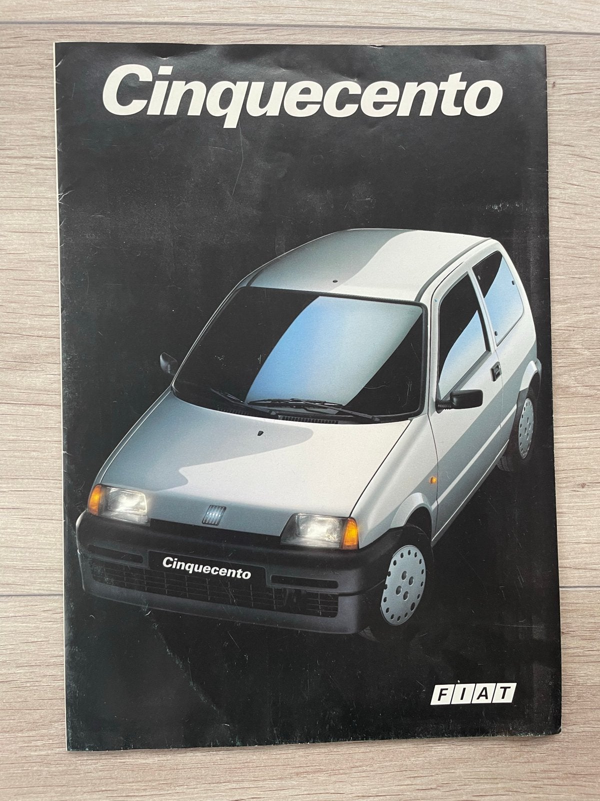 Fiat Cinquecento brochure - 1992, Ophalen of Verzenden, Zo goed als nieuw, Overige merken