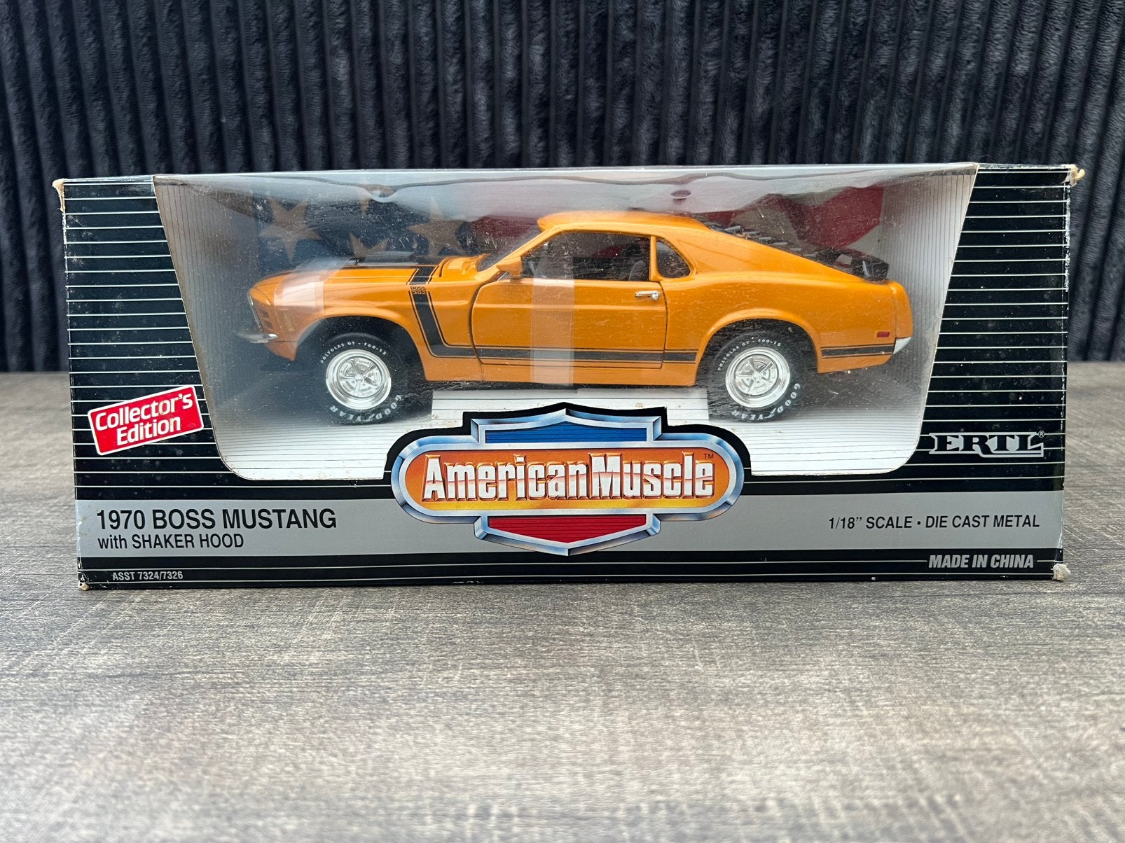 Mustang boss 1970 ERTL, Hobby en Vrije tijd, Ophalen of Verzenden, Nieuw, Auto, ERTL