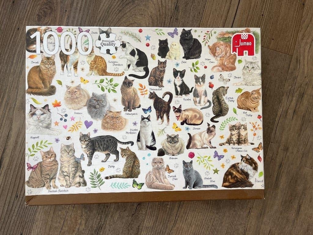 Puzzel poezen, Ophalen, 500 t/m 1500 stukjes, Nieuw, Legpuzzel