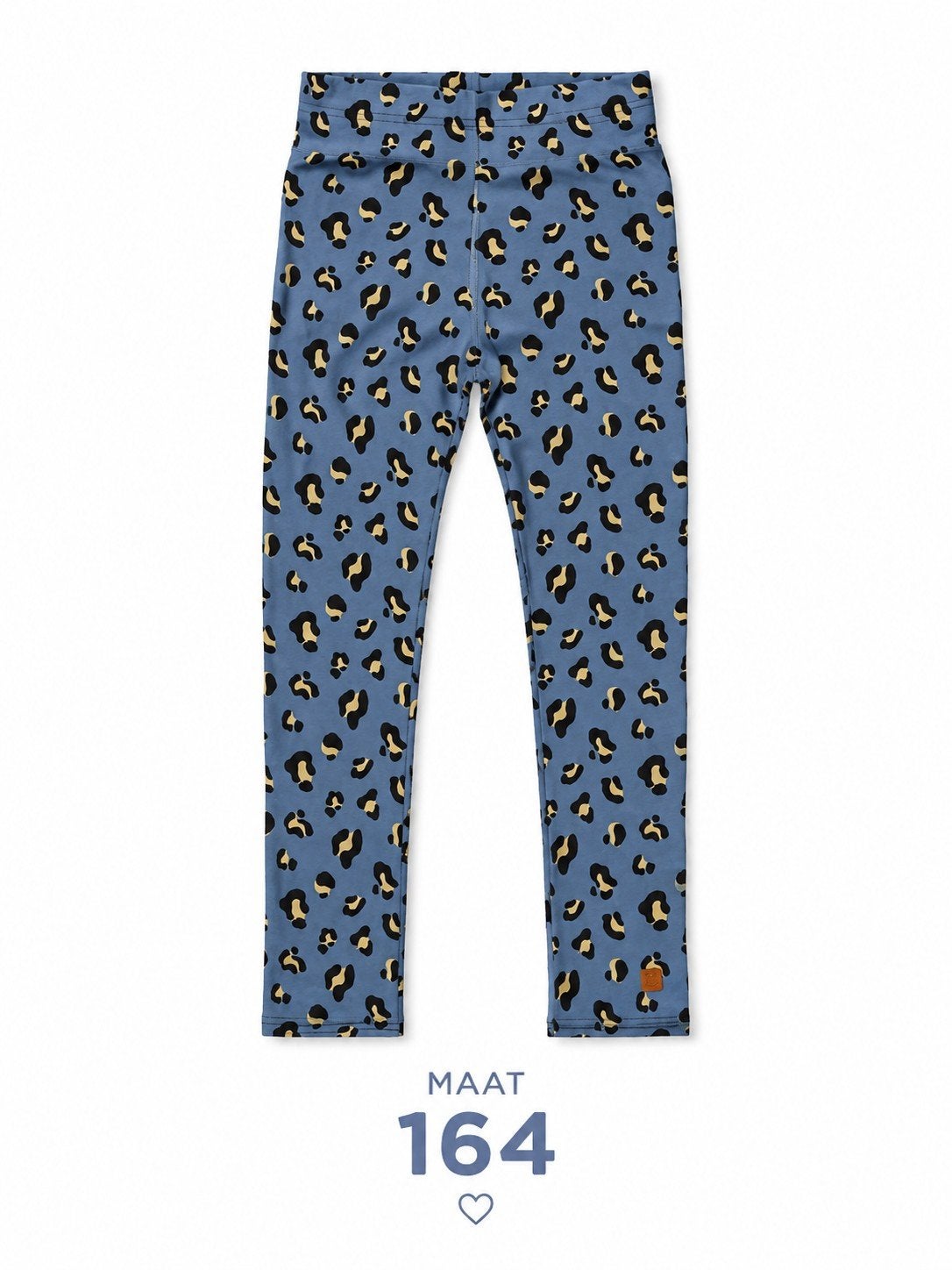 Blauwe legging met luipaardprint voor kinderen, maat 164, Kinderen en Baby's, Kinderkleding | Maat 164, Broek, Jongen of Meisje