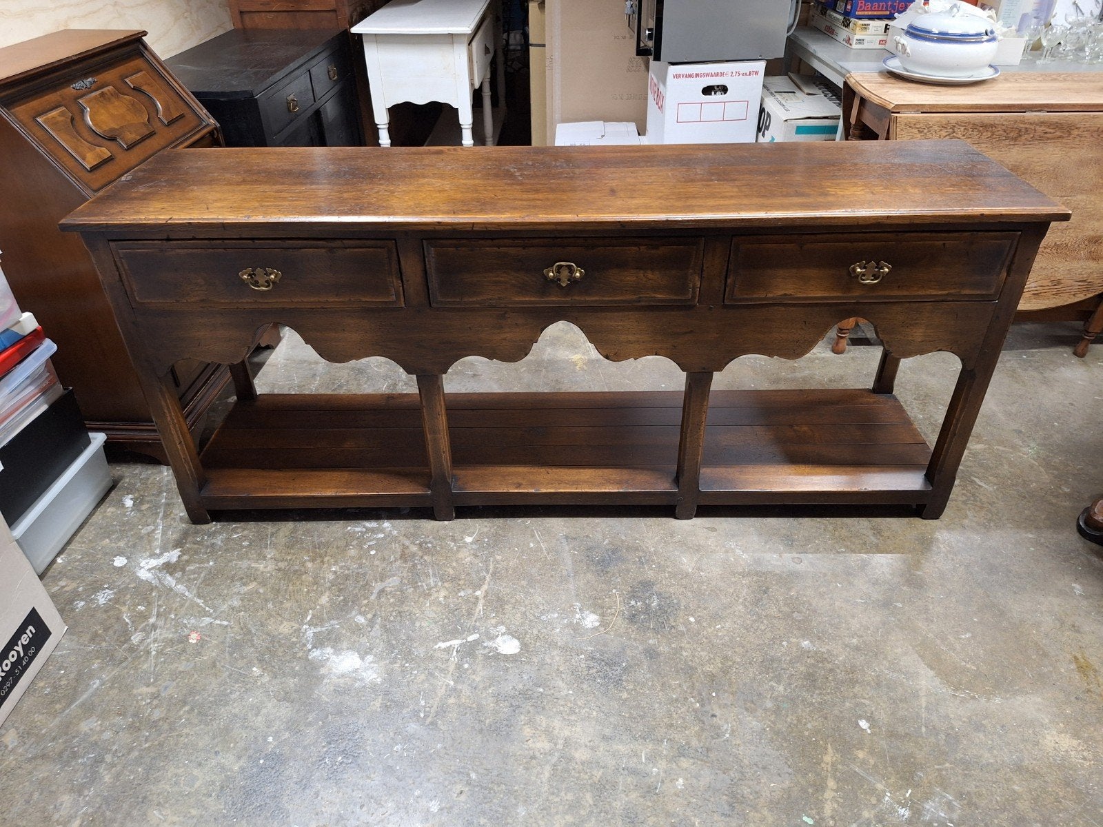 oude engelse sidetable, Antiek en Kunst, Ophalen