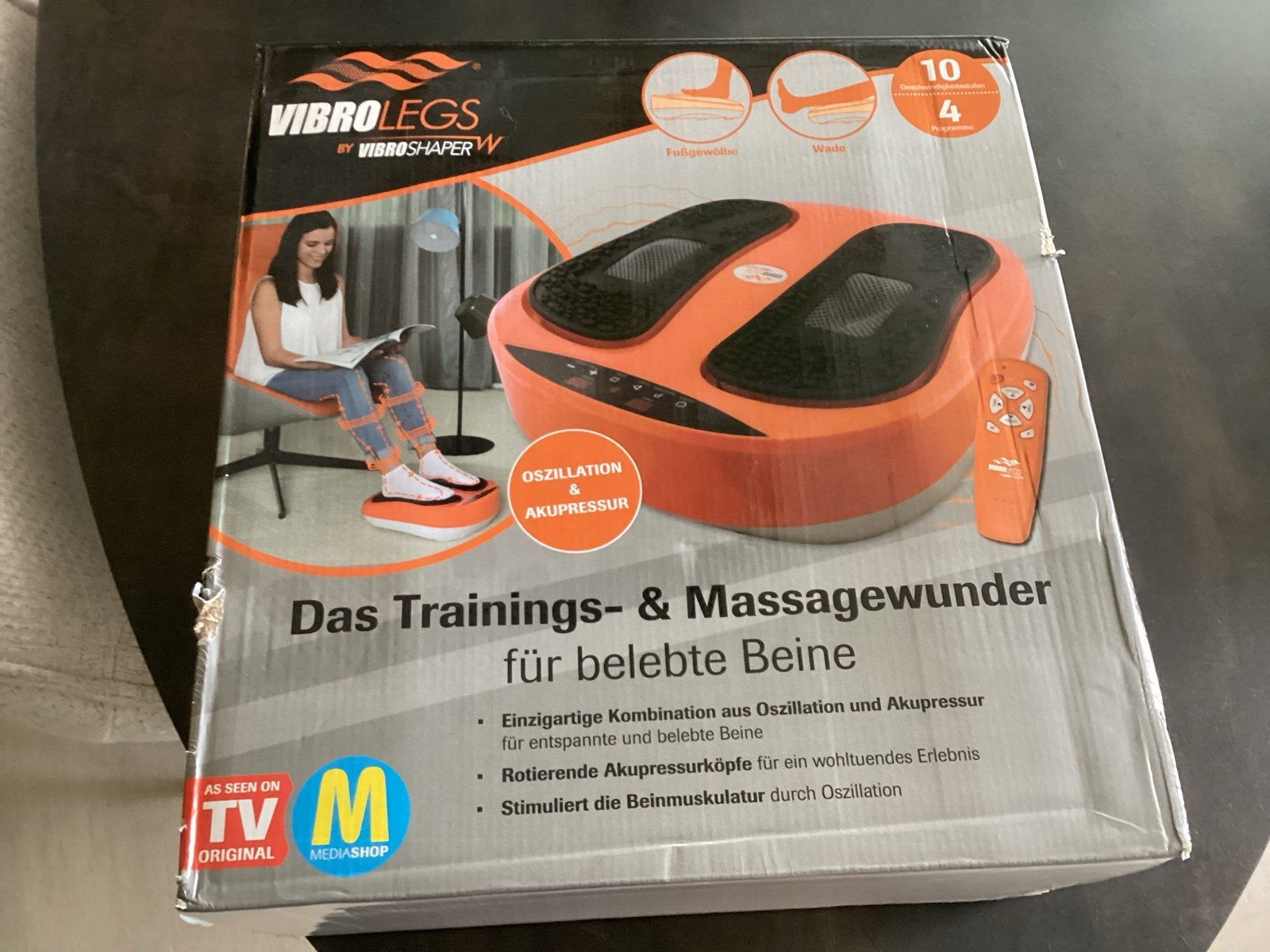 Vibrolegs trainings- en massage apparaat voeten en benen, Ophalen, Zo goed als nieuw, Benen, Overige typen