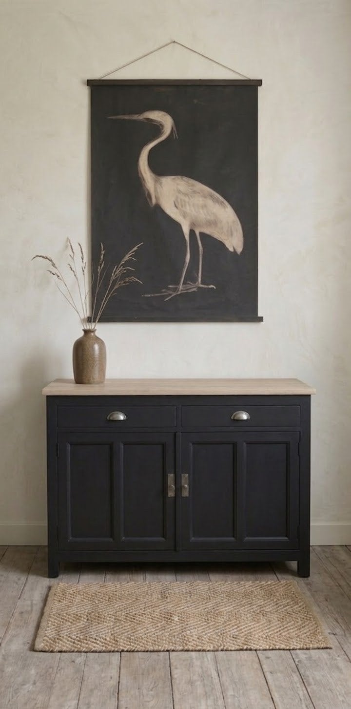 Dressoir met eiken blad, Ophalen