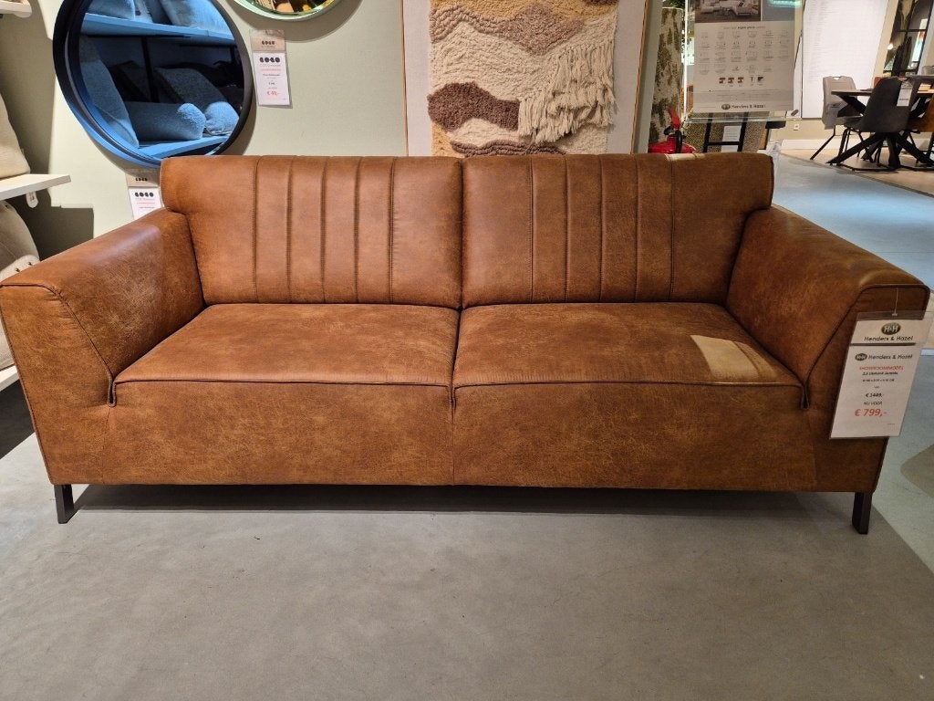 Henders & Hazel 2.5 zitsbank Zembla, Huis en Inrichting, Banken | Bankstellen, Ophalen, 75 tot 100 cm, Stof, 200 tot 250 cm