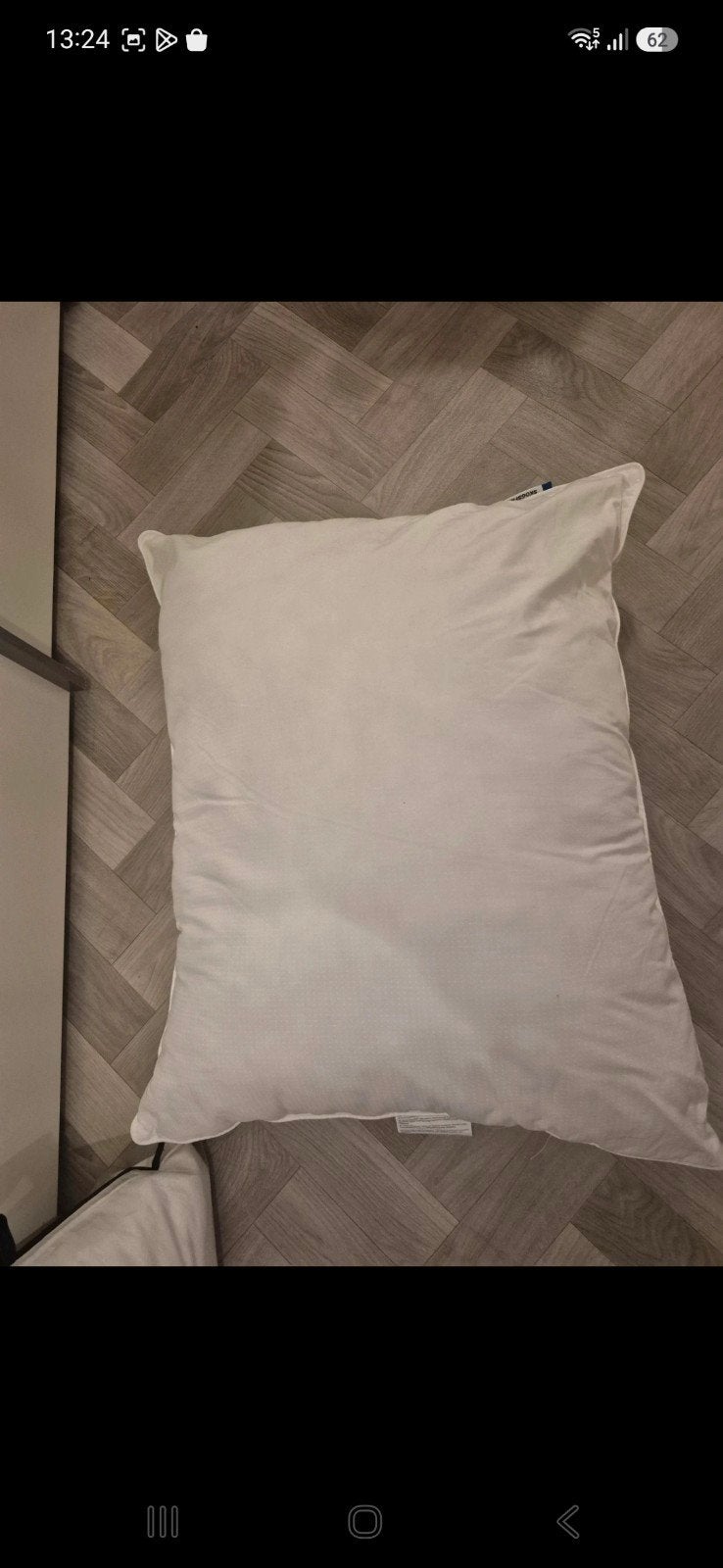 ikea KogsfrÄken kussens 2 stuks, Huis en Inrichting, Ophalen, Zo goed als nieuw, Wit, Vierkant
