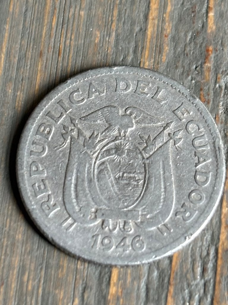 Un Sucre 1946 Equador, Ophalen of Verzenden, Noord-Amerika, Losse munt