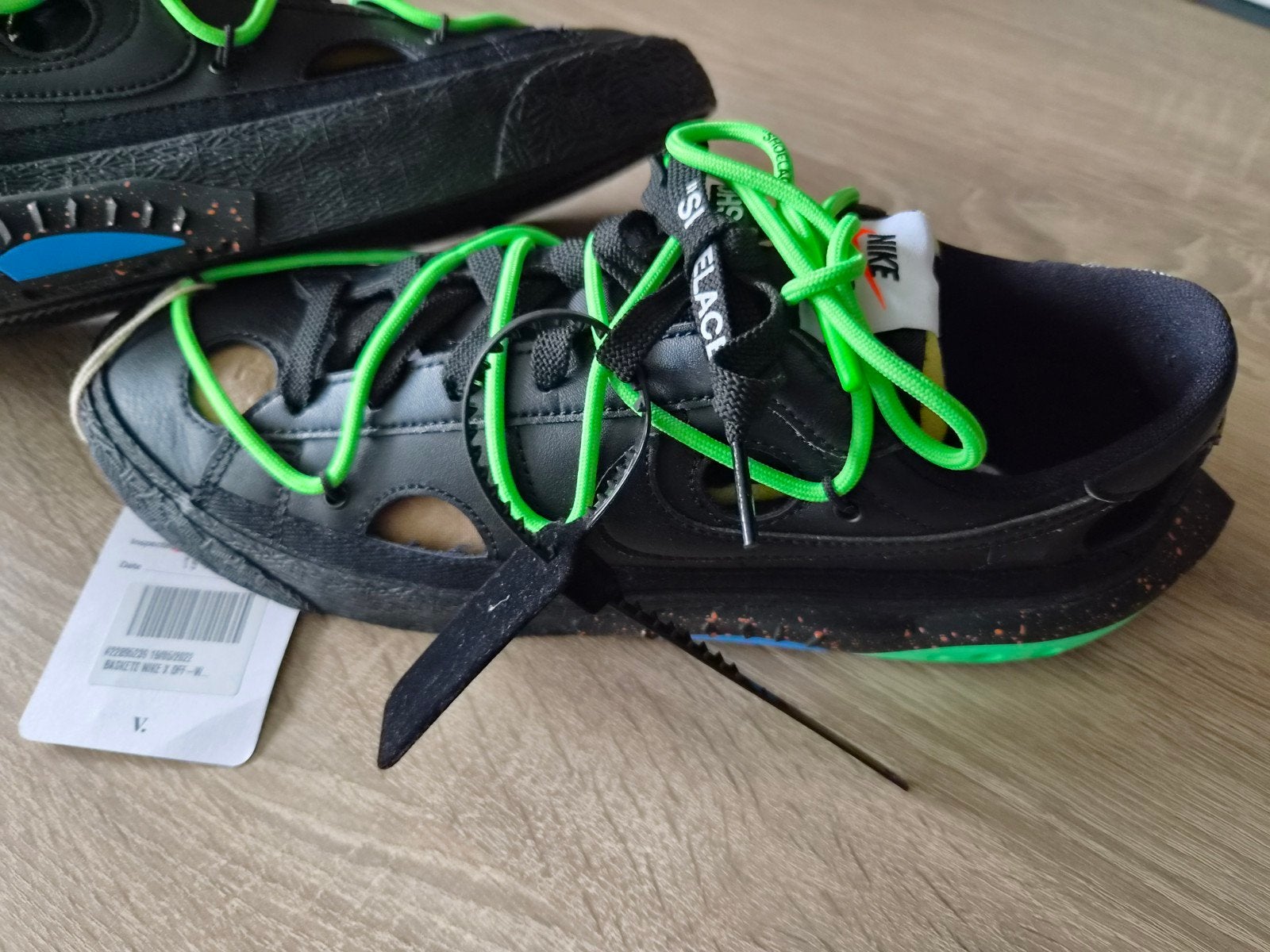 Nike Off White Blazer Low sneaker mt.44, Ophalen, Zwart, Nike, Nieuw