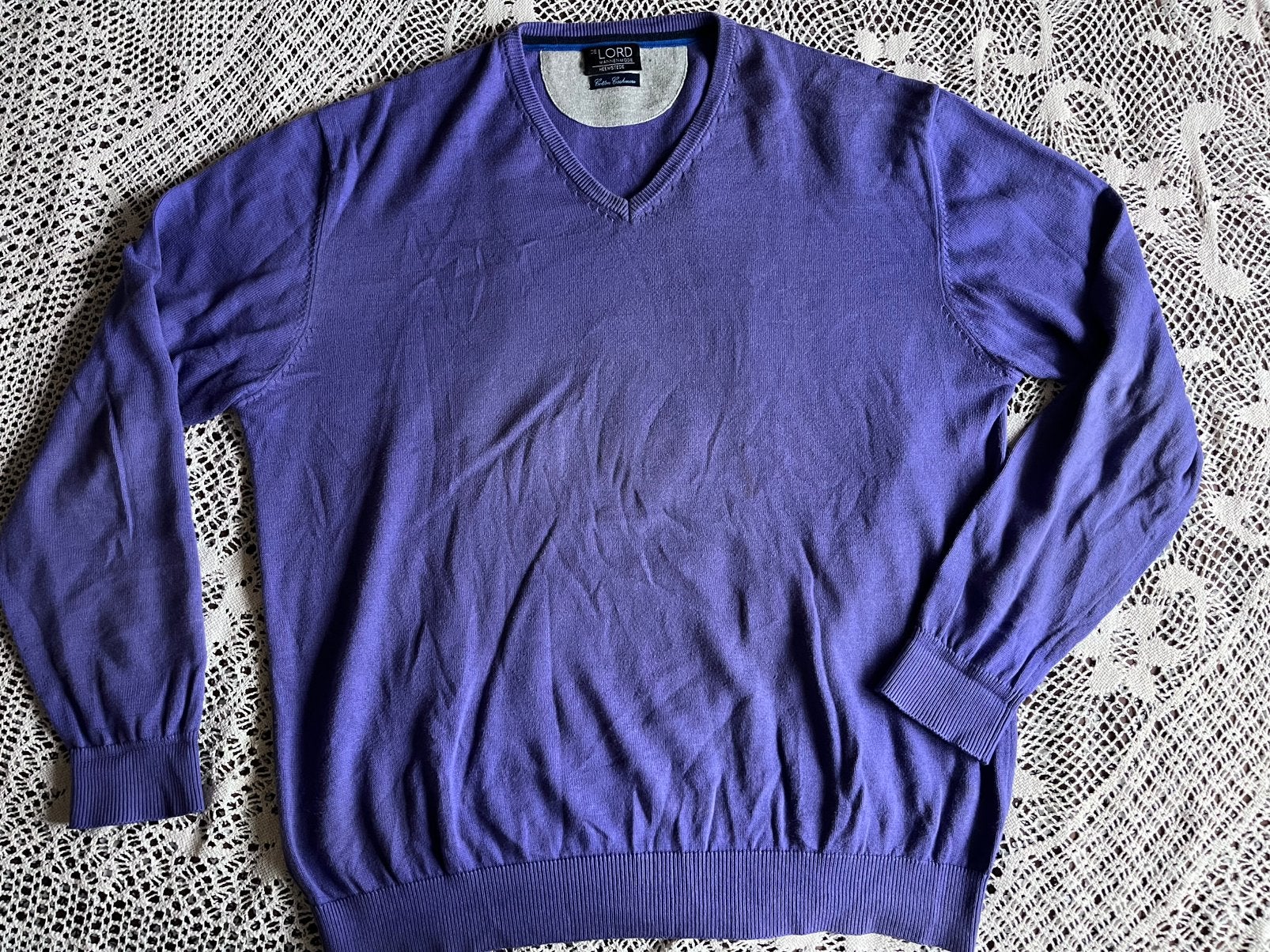Paarse Sweater. Trui Heren., Ophalen of Verzenden, Zo goed als nieuw, Maat 56/58 (XL), Paars