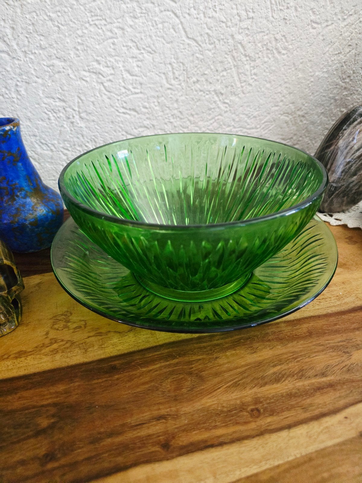 Vintage Vereco France “Sunflower” schaal set – jaren 70, Ophalen of Verzenden