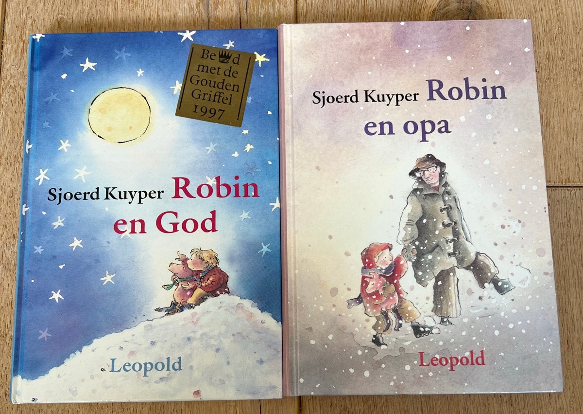 Sjoerd Kuyper - Robin en God / Robin en opa (2 boeken), Ophalen of Verzenden, Zo goed als nieuw, Fictie algemeen