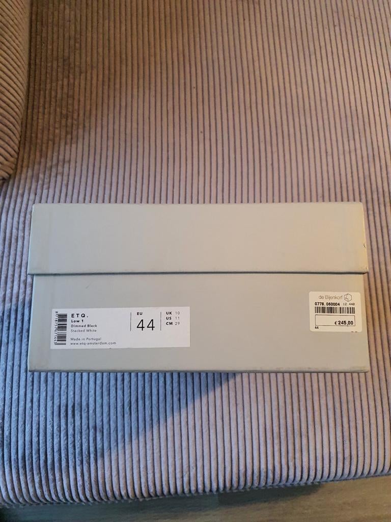 2 paar ETQ schoenen mt 44, ETQ, Zwart, Ophalen of Verzenden, Sneakers of Gympen