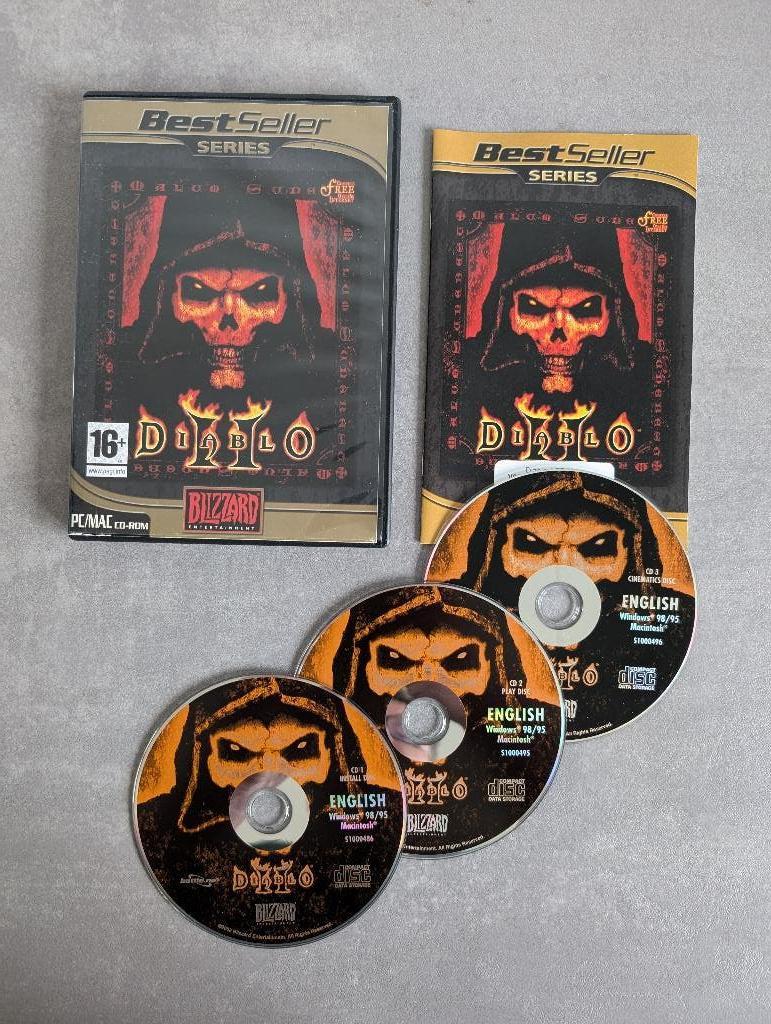 Diablo 2 PC, Spelcomputers en Games, 1 speler, Ophalen of Verzenden, Zo goed als nieuw, Vanaf 16 jaar