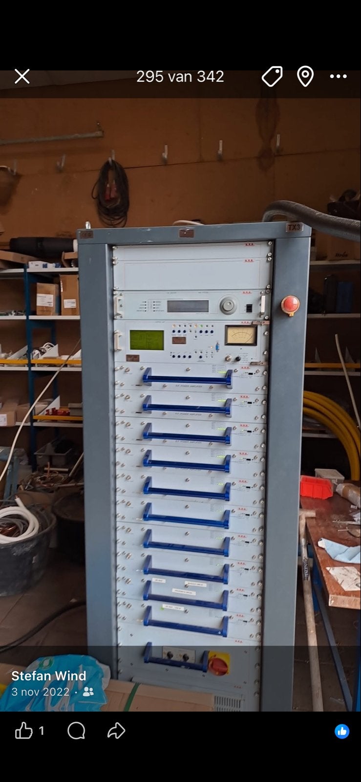 RVR TX3 FM Zender 12500 Watt, Ophalen of Verzenden, Gebruikt, Audio