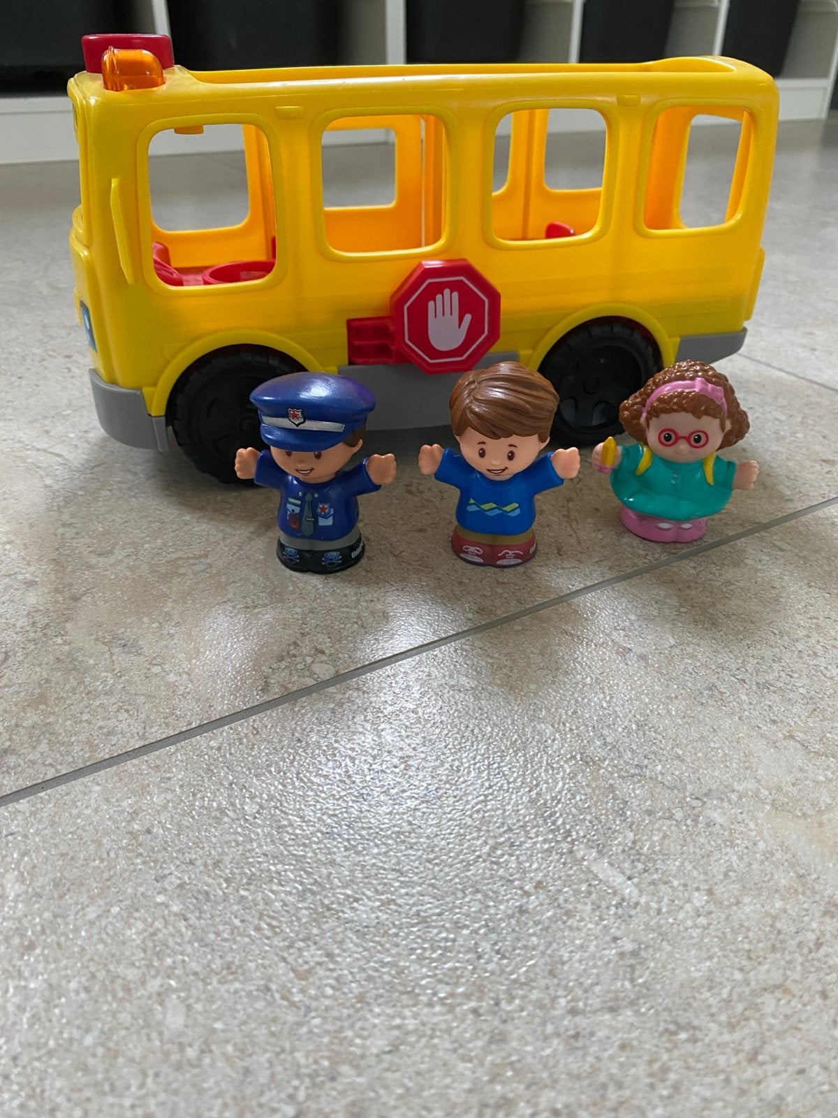 Fisher-Price Little People Schoolbus met figuren, Ophalen of Verzenden, Zo goed als nieuw