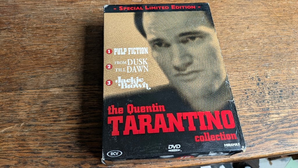Quentin Tarantino Collection 3-DVD Special Limited Edition, Vanaf 16 jaar, Ophalen of Verzenden, Zo goed als nieuw, Actie