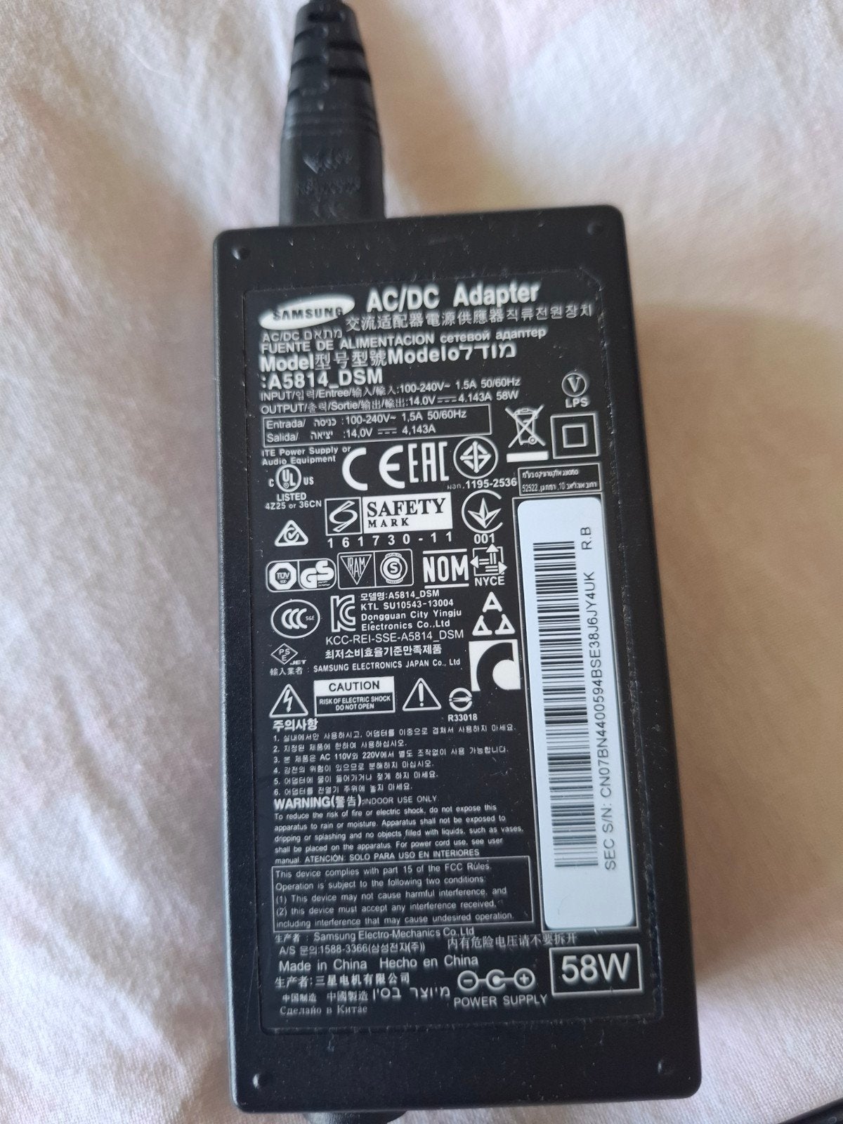 samsung adapter 2 euro, Ophalen of Verzenden, Zo goed als nieuw, Samsung