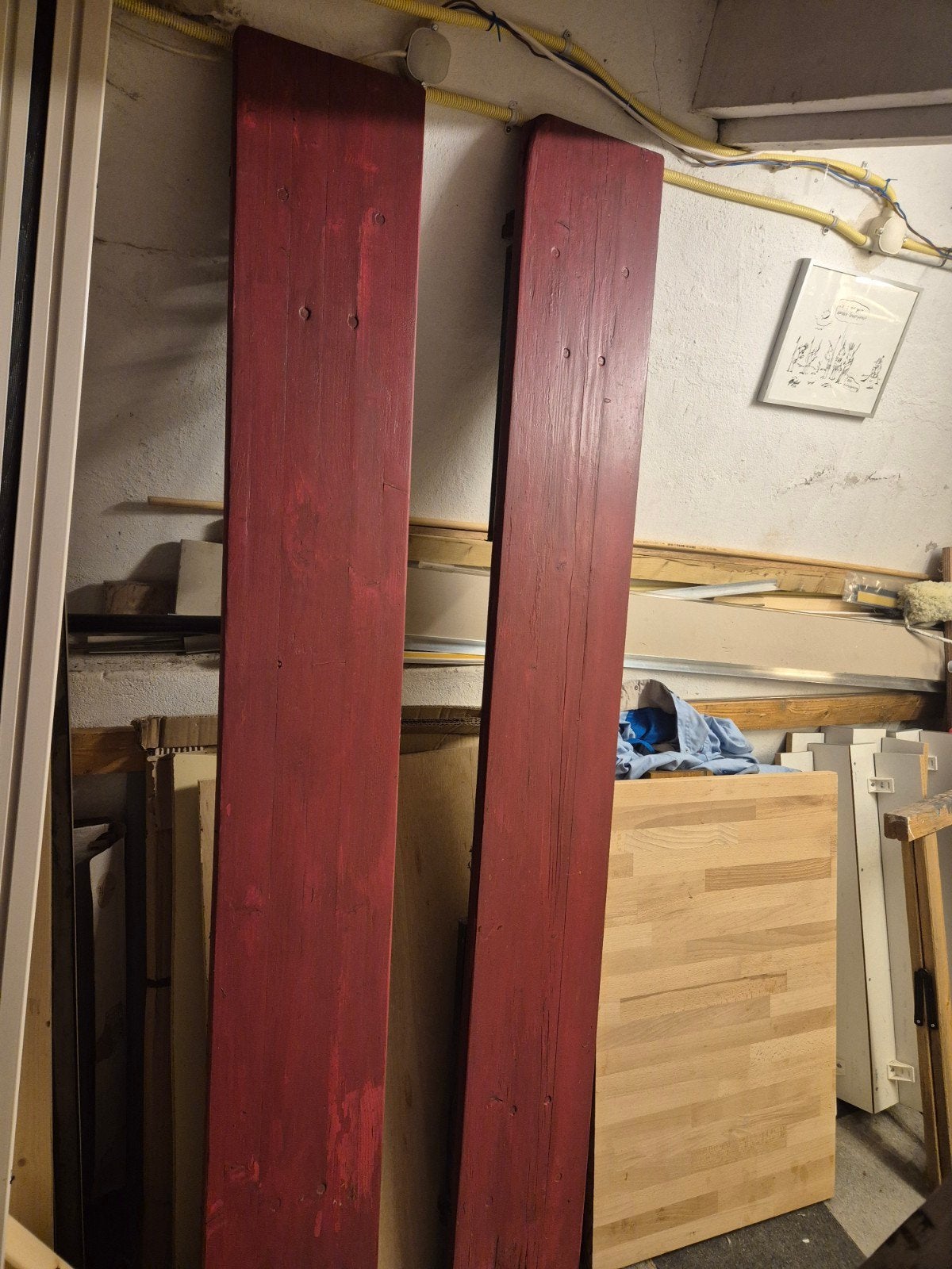 Bierbanken en biertafel set, 180cm lang, inklapbaar, Minder dan 50 cm, Gebruikt, Vijf personen of meer, Biergarten, Robuust