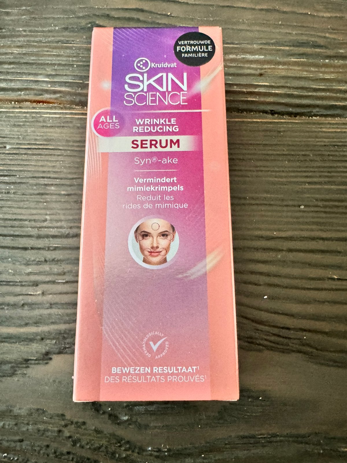 Kruidvat skin science wrinkle reducing serum, Verzenden, Nieuw, Gehele gezicht, Overige typen