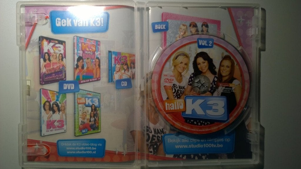 K3 - Hallo K3! Volume 2 (DVD), Cd's en Dvd's, Alle leeftijden, Ophalen of Verzenden, Zo goed als nieuw, Muziek en Concerten