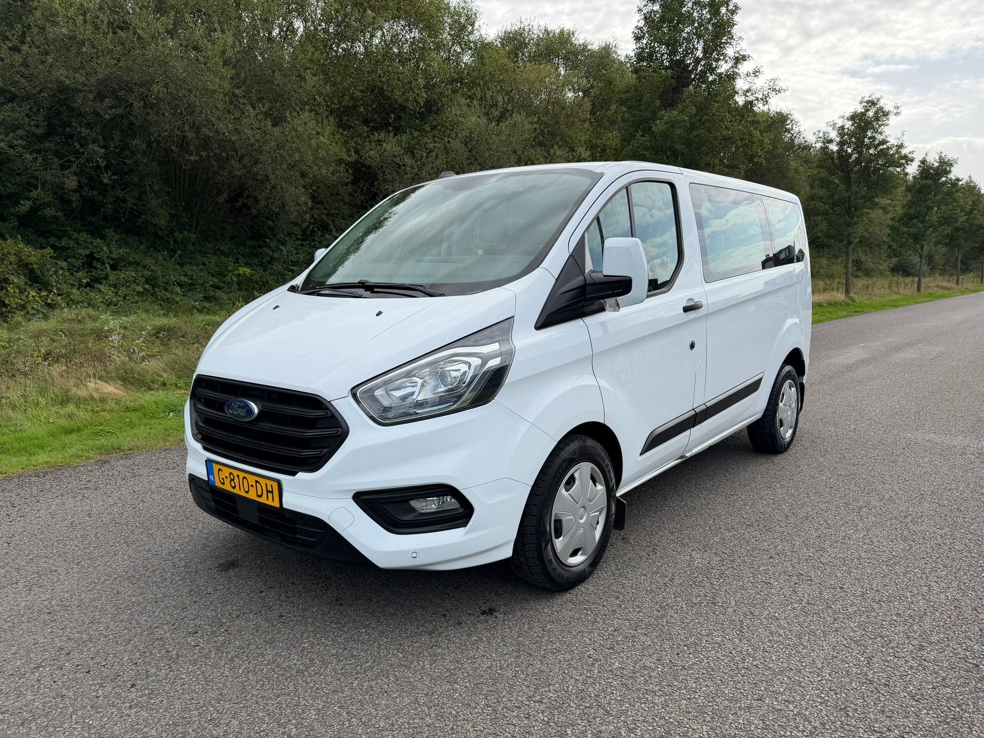 Ford Transit Custom 320 2.0 TDCI L1H1 Trend 9-personen, Auto's, Voorwielaandrijving, Euro 6, Wit, Bedrijf