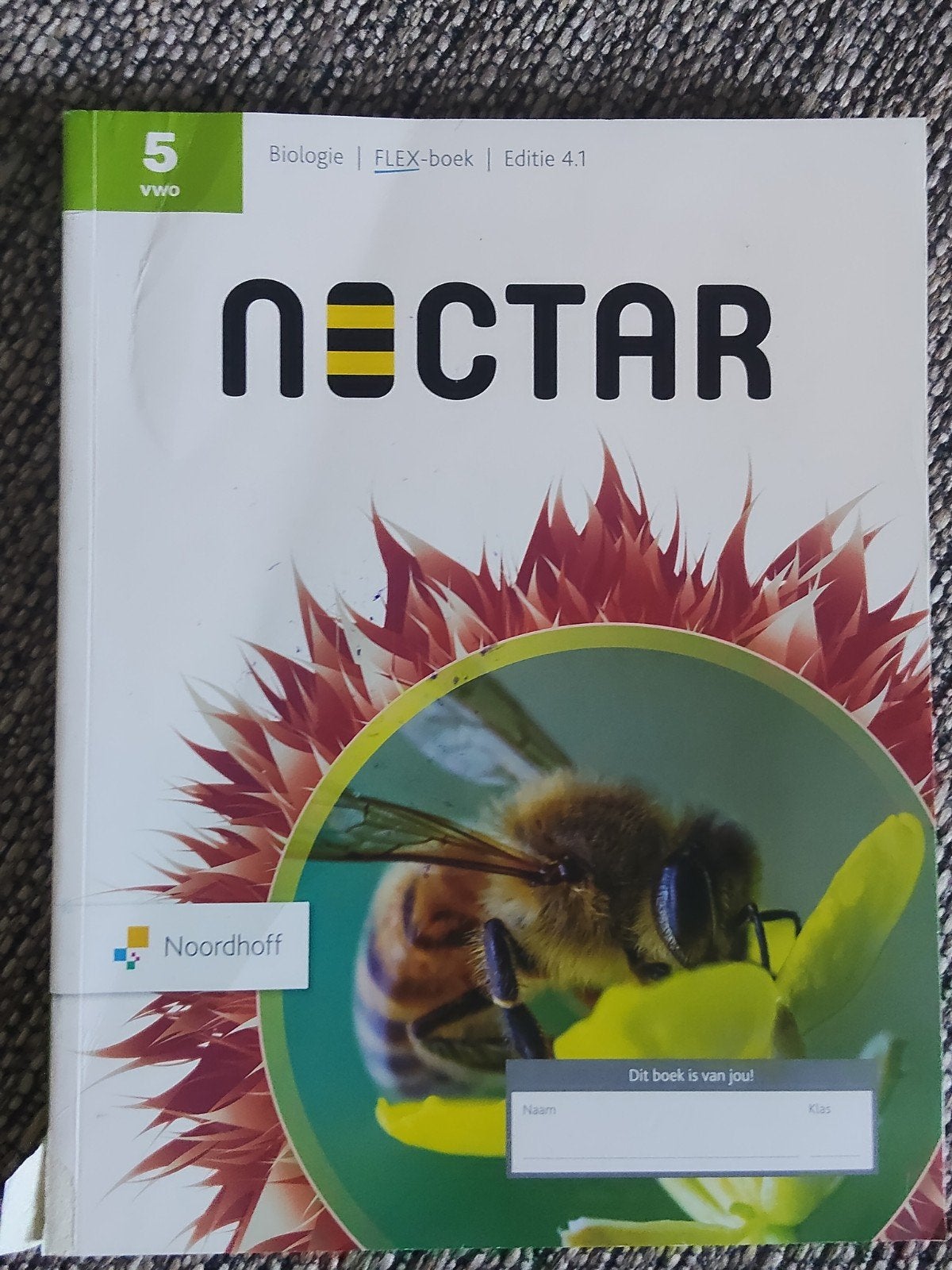 Biologie Nectar FLEX-boek VWO 5 editie 4.1, Ophalen of Verzenden, Gelezen, VWO, Biologie