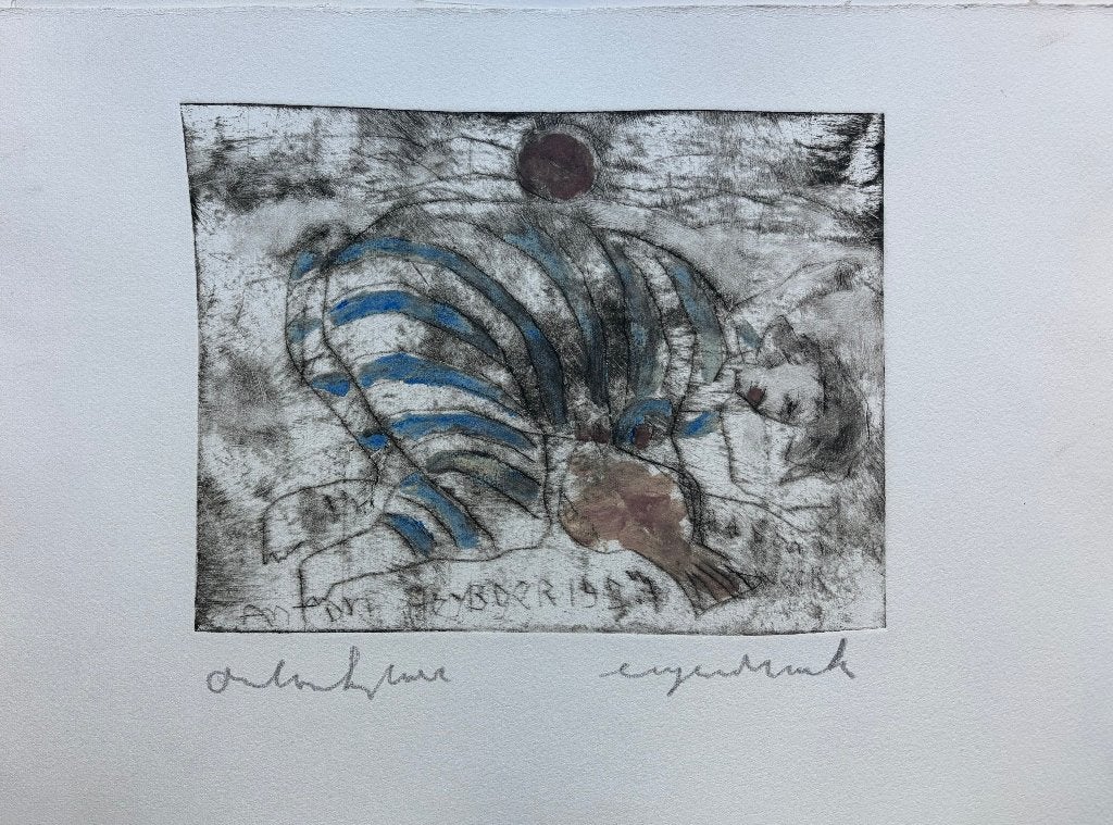 Anton Heyboer, Antiek en Kunst, Ophalen of Verzenden, Papier/karton, Figuren