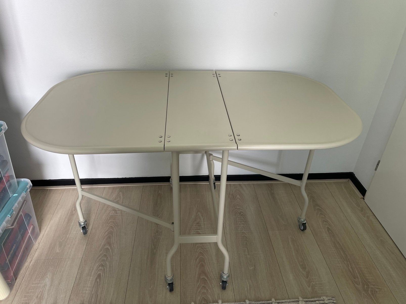 IKEA SALTHOLMEN klaptafel (zonder stoelen), Kunststof, Gebruikt, Eettafel, Tuinset