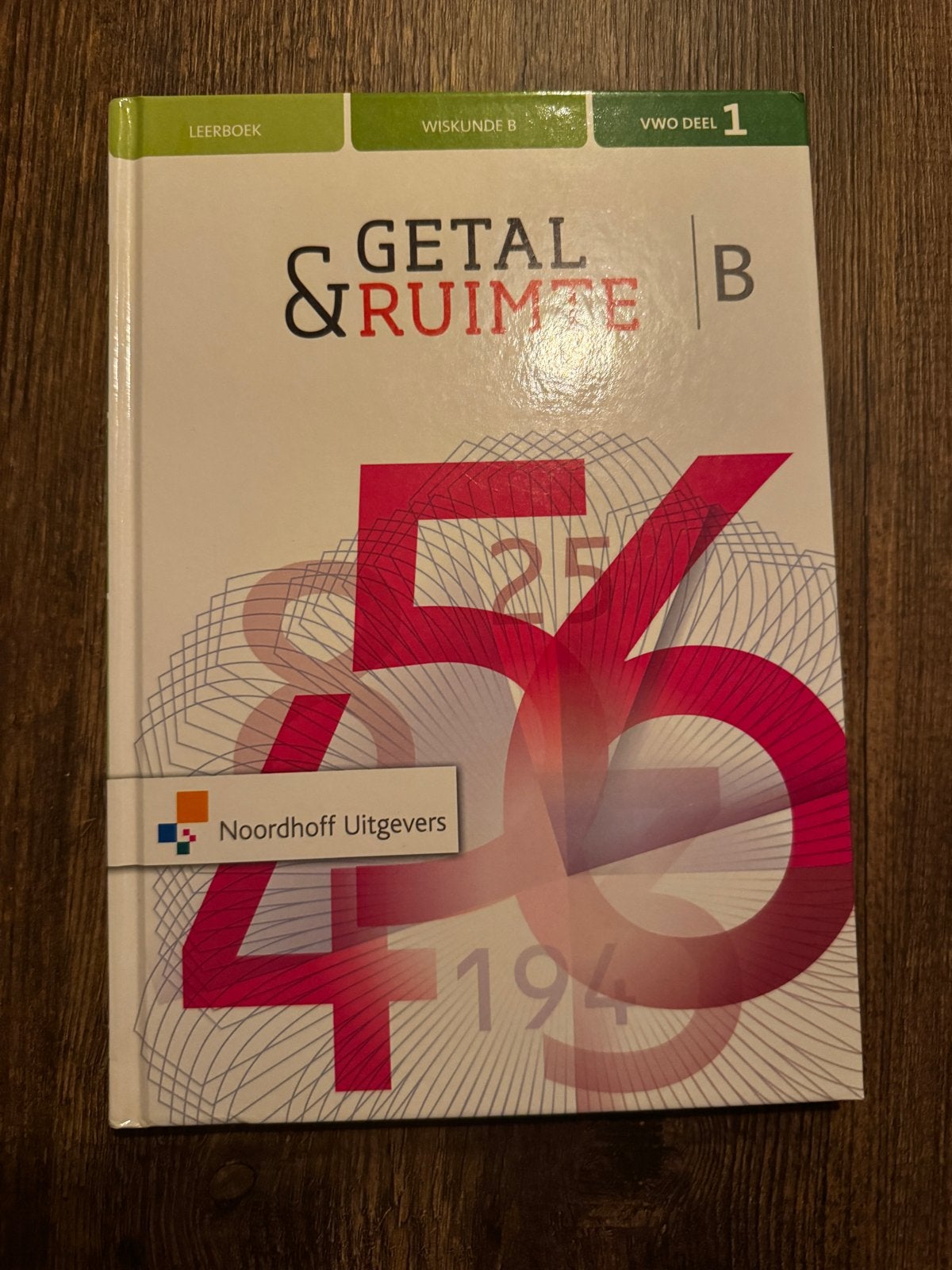Getal en Ruimte VWO B deel 1 - Nieuwstaat, Boeken, Ophalen of Verzenden, Nieuw, VWO, Wiskunde B